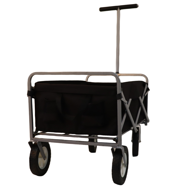 Handy portable beach trolley cart camping folding wagon sturdy kids beach wagon cart