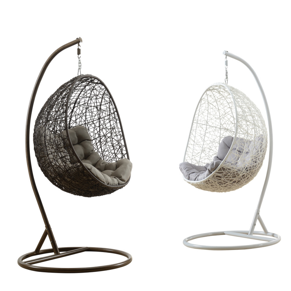 Hot Selling Balcony Round Patio For Bedroom Furniture Hanging Indoor Egg Shaped Outdoor Swing Chair