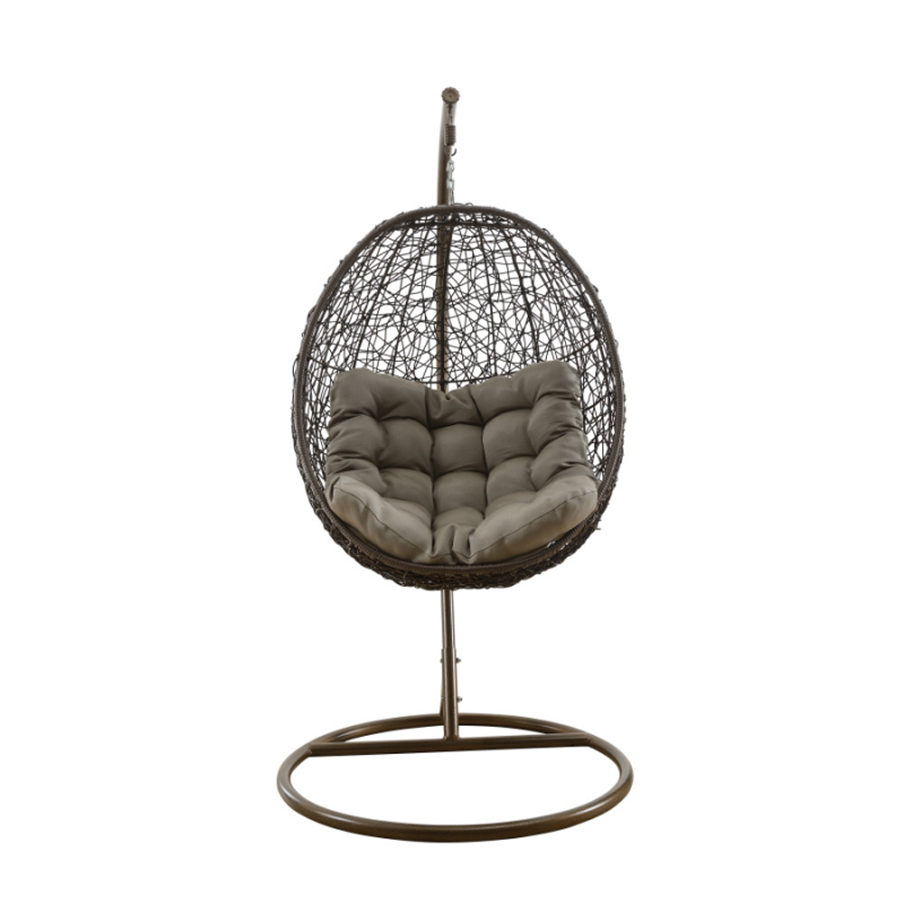 Hot Selling Balcony Round Patio For Bedroom Furniture Hanging Indoor Egg Shaped Outdoor Swing Chair