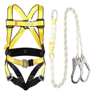 Low moq price fall arrest system safety life line Fall body Protection tree climbing equipment climbing harness belt