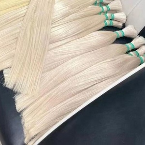 virgin blonde bulk hair,,russian hair european blond human hair easy change color