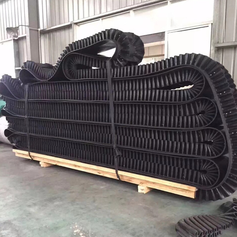 manufacture high temperature customized rubber side wall conveyor belt