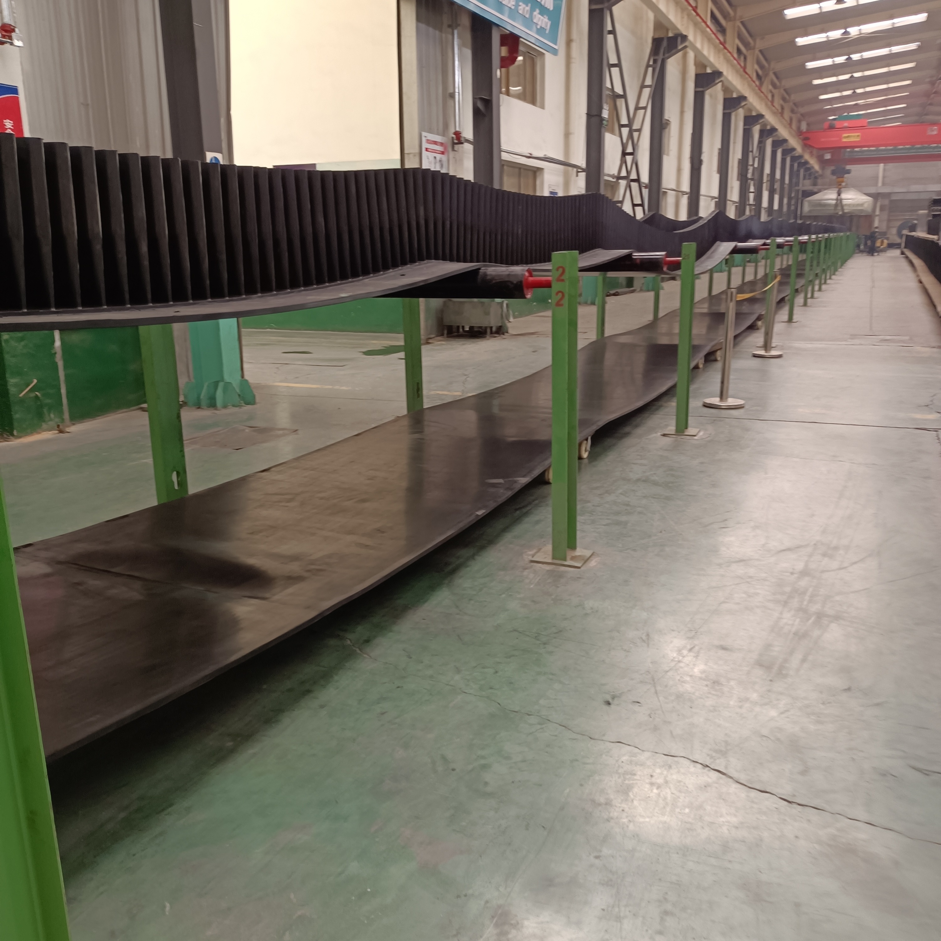 manufacture high temperature customized rubber side wall conveyor belt