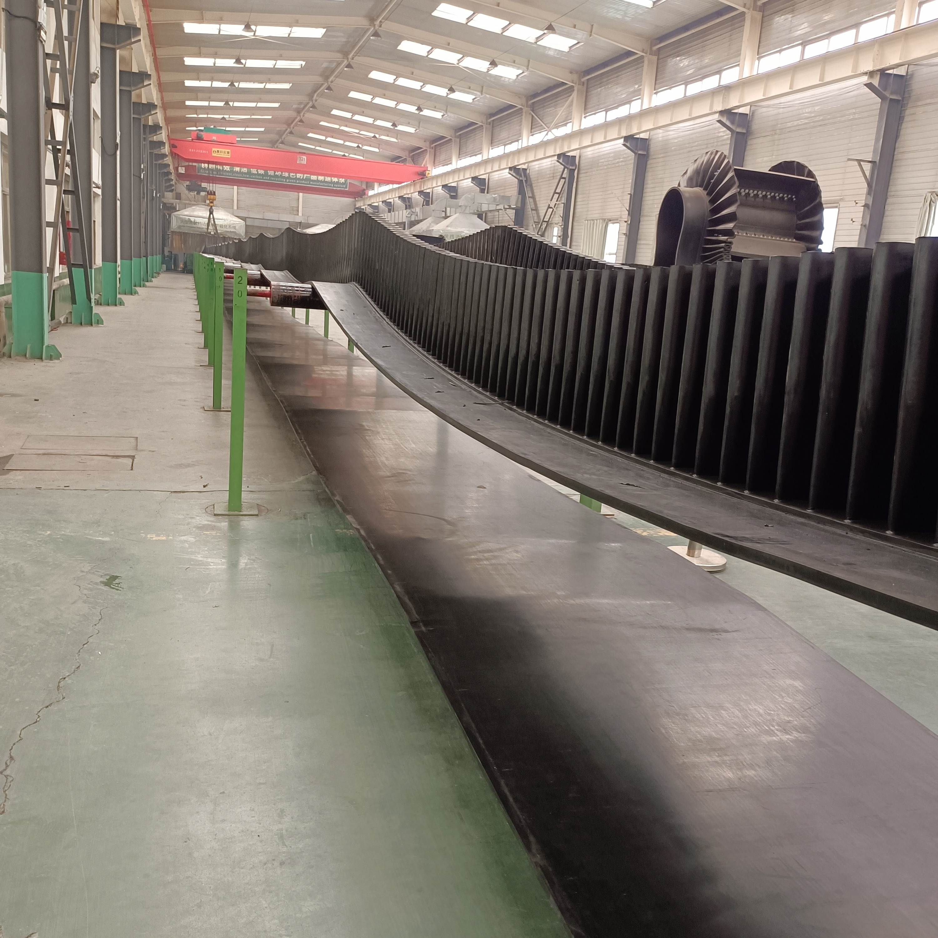 manufacture high temperature customized rubber side wall conveyor belt