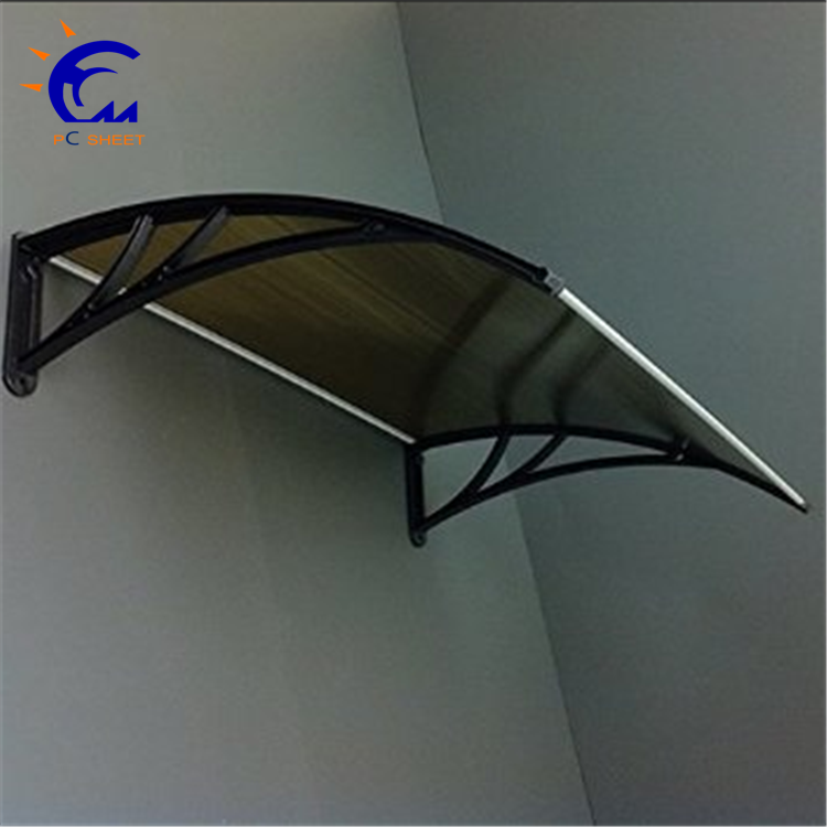 Glass Door Awning Steel Canopy With Bracket