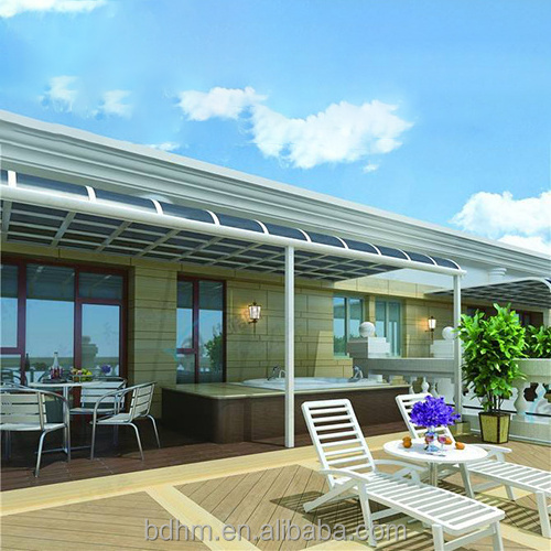 Aluminum pergola and waterproof balcony patio cover