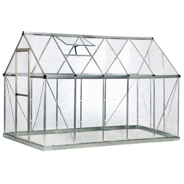 Wind Resistant Prefabricated One Stop Gardens Greenhouse Parts Greenhouse Glass Green House Single-span Greenhouses