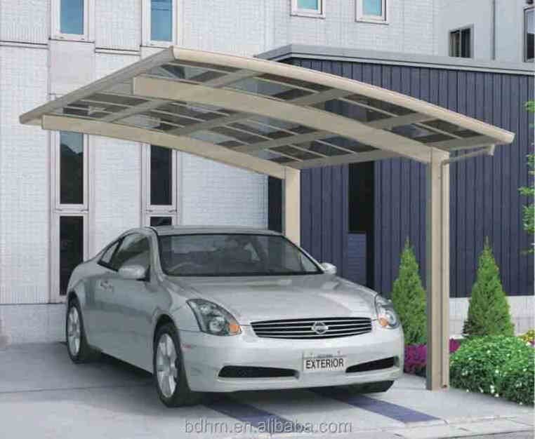 Transparent solar panels 100% bayer material solid polycarbonate for car parking shed