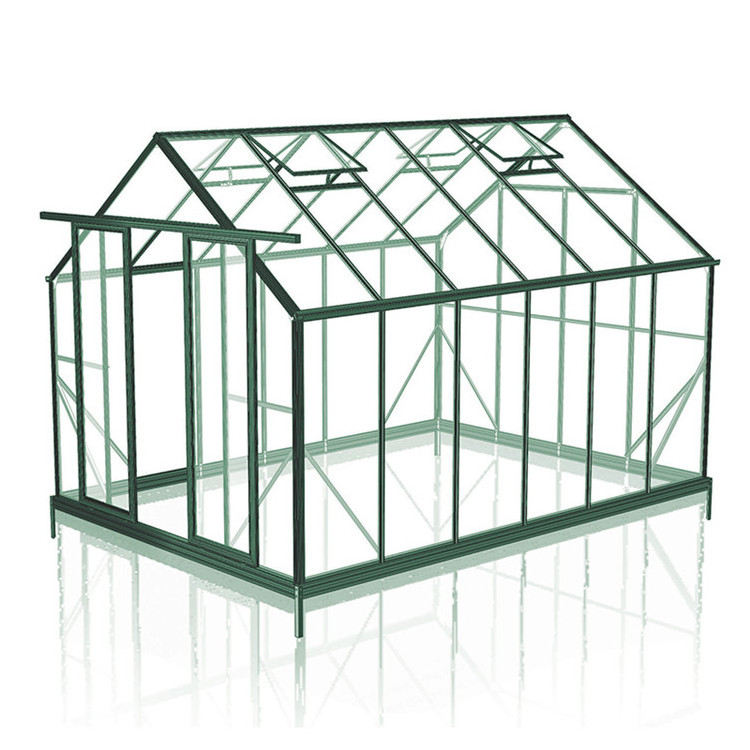 Commercial Glass Used Polycarbonate Mini Small Green Houses Aluminum Frame House Garden Greenhouse Other Greenhouses For Sale