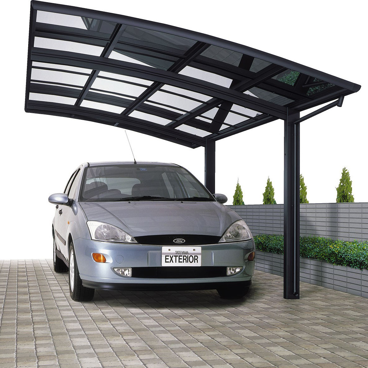 Factory Supplier Hangmei Aluminum Car Parking Canopies and Carport Polycarbonate Sheet Roofing