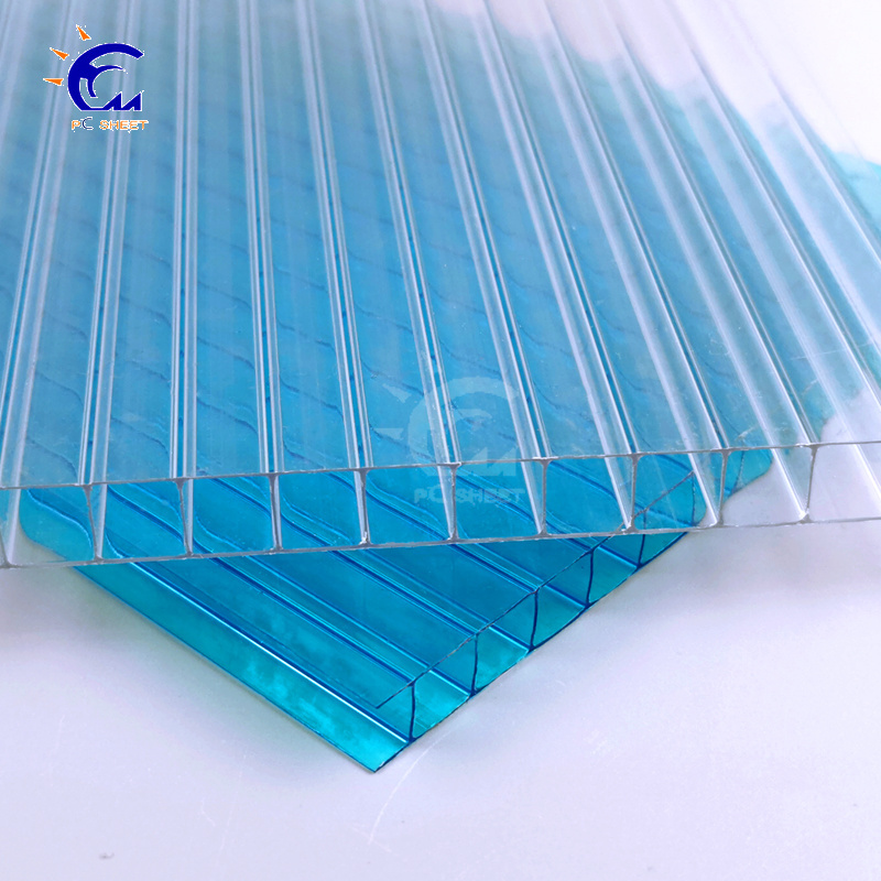 Sunroom Skylight Double Wall Clear Twinwall Polycarbonate Sheet Greenhouse Panel