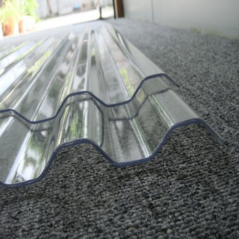 Greenhouse polycarbonate panels Transparent polycarbonate corrugated wave plastic clear roof sheet for workhouse daylight roof