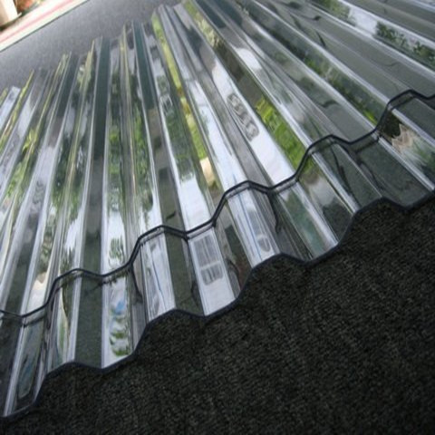 good price kerala 0.8 mm thickness clear polycarbonate corrugated plastic roof sheets