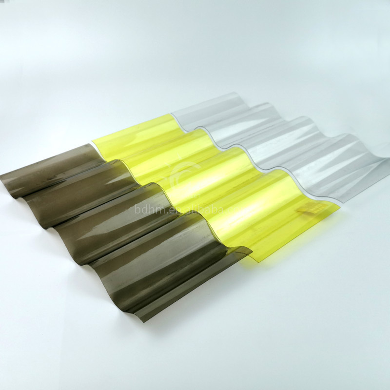 Polycarbonate Corrugated Sheet.Plastic Roofing Panel Transparent Roof Tile,transparent solar panel