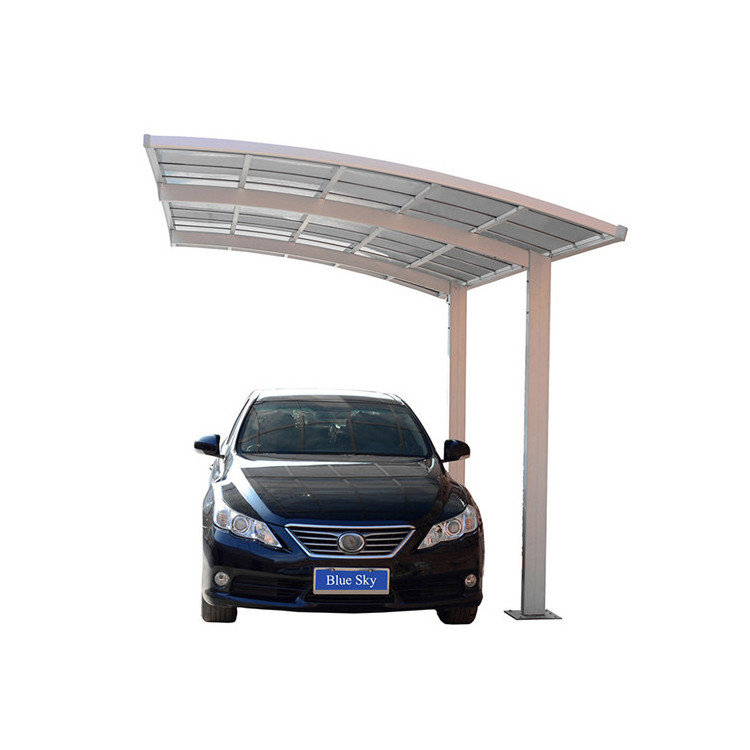 Factory Supplier Hangmei Aluminium Sunshading Carport for Park High Grade Easy DIY Elegant Aluminium/Solid PC Home Car port