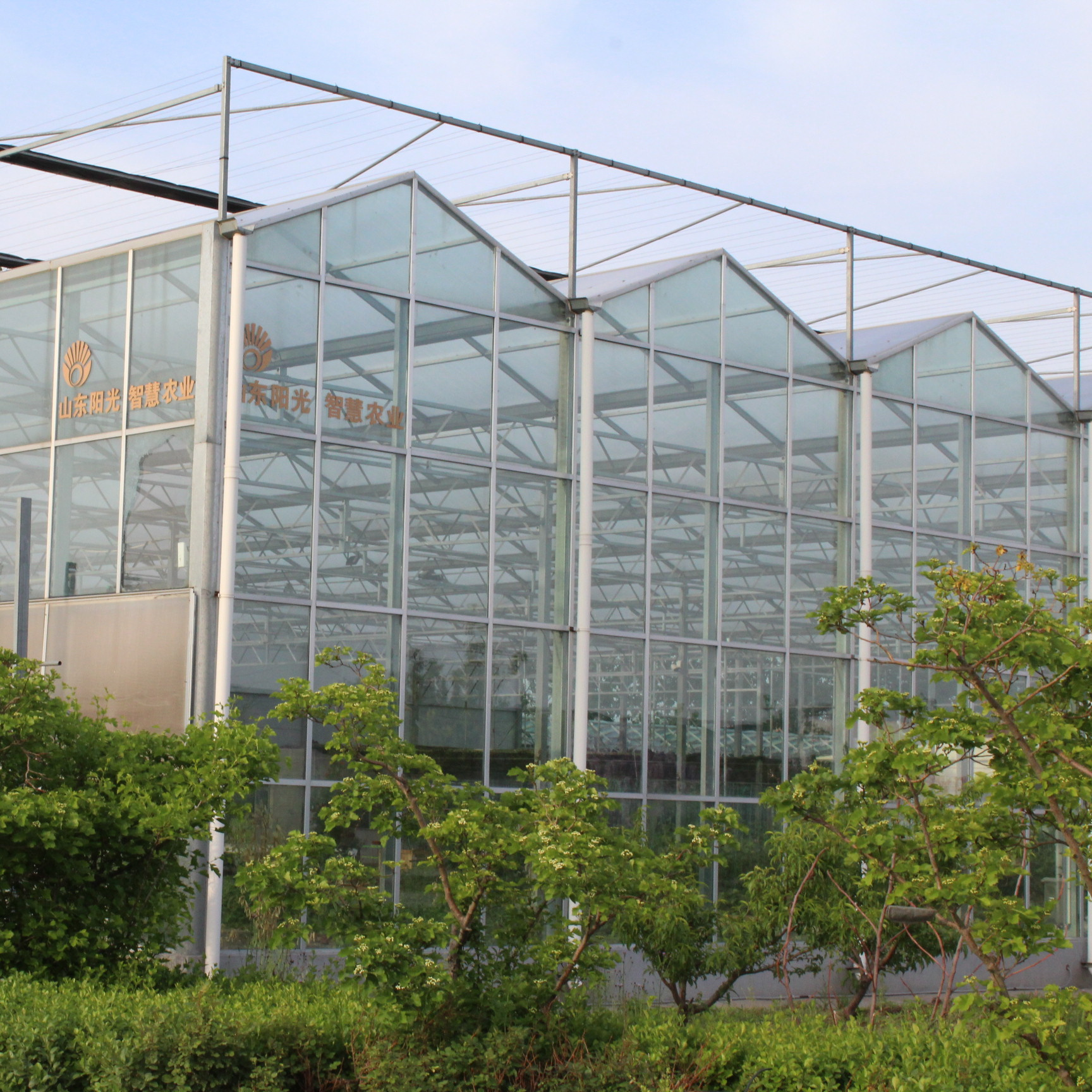 One stop gardens greenhouse parts with automatic window opener & polycarbonate plastic sheeting