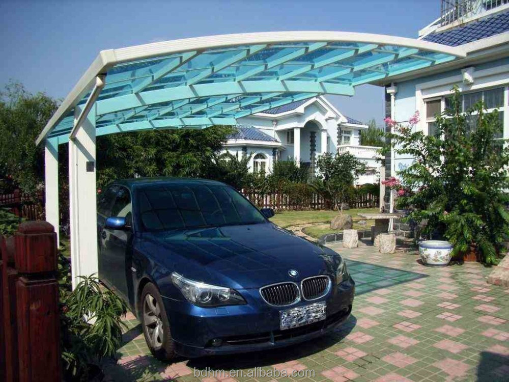 Modern stylish car canopy car garage single slope carport