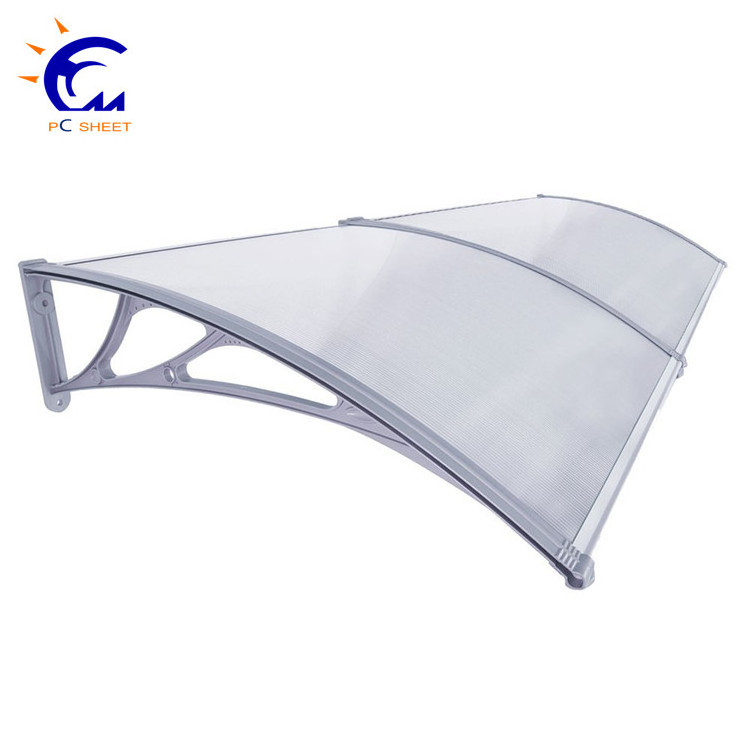 Glass Door Awning Steel Canopy With Bracket