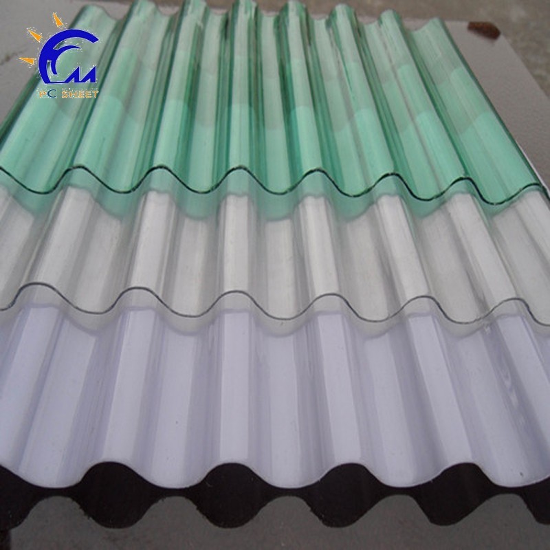 Transparent Waterproof High Light Building Construction Materials PC Polycarbonate Roof Sheets