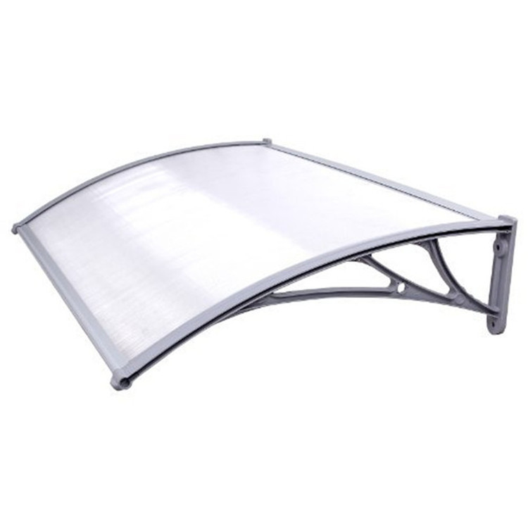 Outdoor Polycarbonate Rain Canopy Rain Awning For Window Garden Rain Shelter