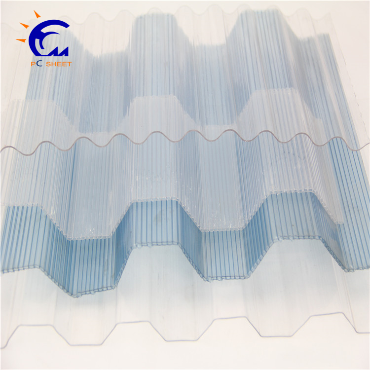 Polycarbonate roof covering plastic sheet skylight panel