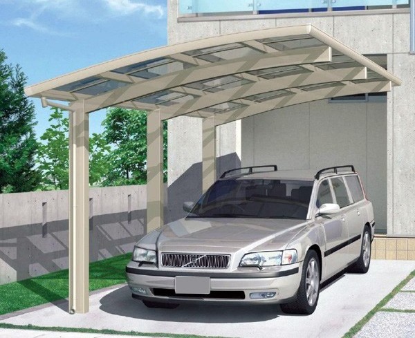 modern single slope carport car windshield sun shade canopy carport