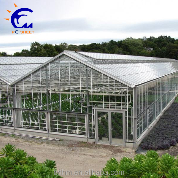 One stop gardens greenhouse parts with automatic window opener & polycarbonate plastic sheeting