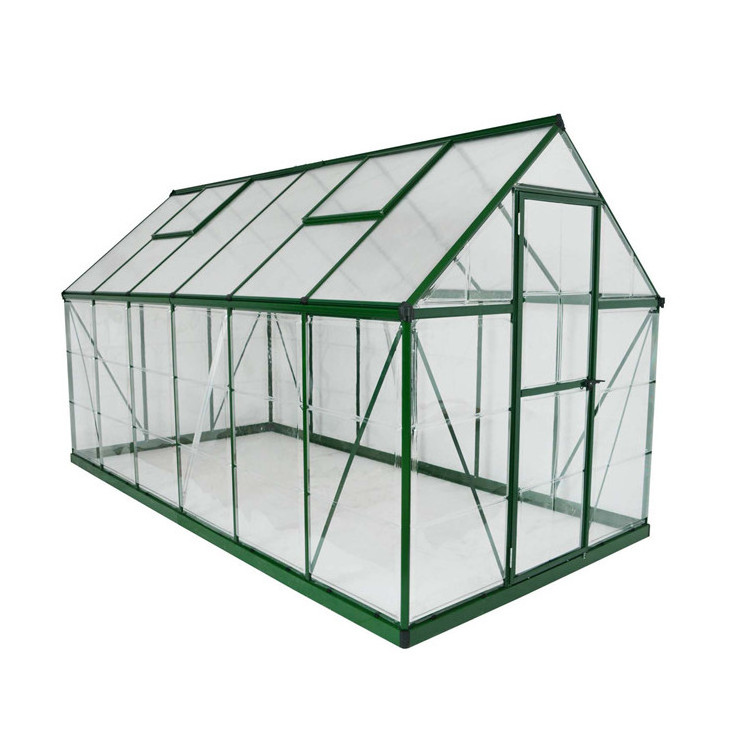 Wind Resistant Prefabricated One Stop Gardens Greenhouse Parts Greenhouse Glass Green House Single-span Greenhouses