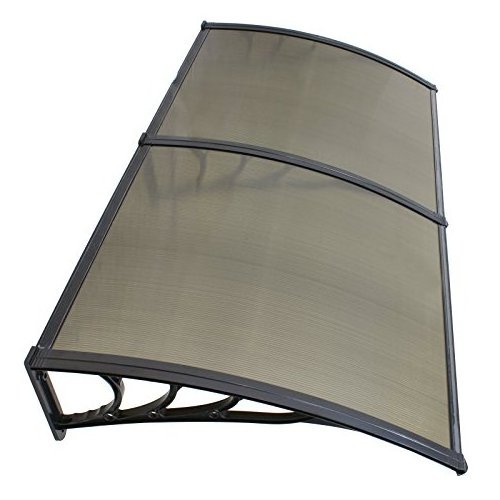 Outdoor Polycarbonate Rain Canopy Rain Awning For Window Garden Rain Shelter