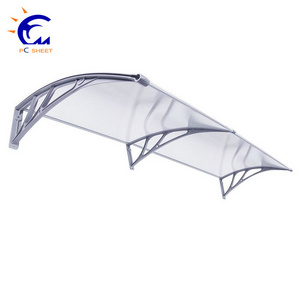 Glass Door Awning Steel Canopy With Bracket