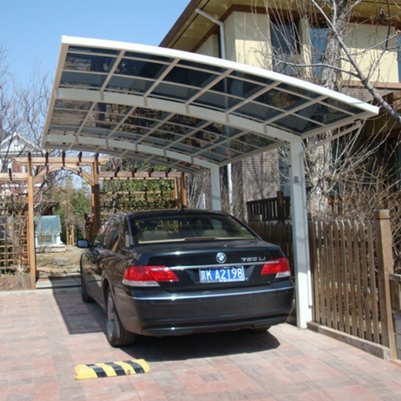 Factory Direct Sale Outdoor Polycarbonate PC Plastic Sheet Cover Shelter UV Resistance Carport