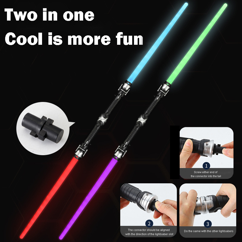 Wholesale Lightsaber Dueling Cosplay Colorful Led Flashing Laser for Kids Glowing Sword Phonic Laser Sword Toys