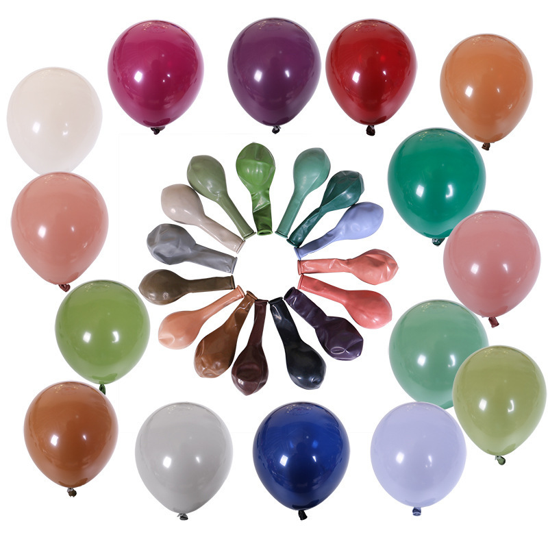 Wholesale 10 Inch Thicken Retro Standard Balloons Latex Round Balloon Party Supplier Decoration Balloon