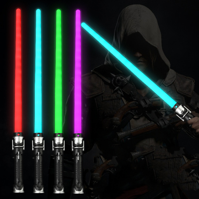 Wholesale Lightsaber Dueling Cosplay Colorful Led Flashing Laser for Kids Glowing Sword Phonic Laser Sword Toys