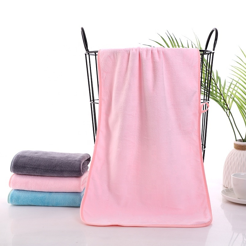 Wholesale custom high quality luxury microfiber salon hair towels and hair drying towel microfiber face bath towel