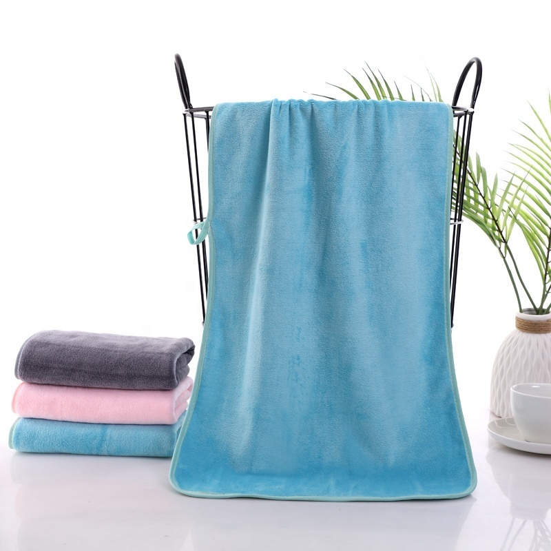 Wholesale custom high quality luxury microfiber salon hair towels and hair drying towel microfiber face bath towel