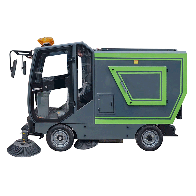 2100T Electric Ride-On Street Sweeper New Industrial Floor Cleaning Machine with Quick-Change Garbage Bin for Park & Warehouse