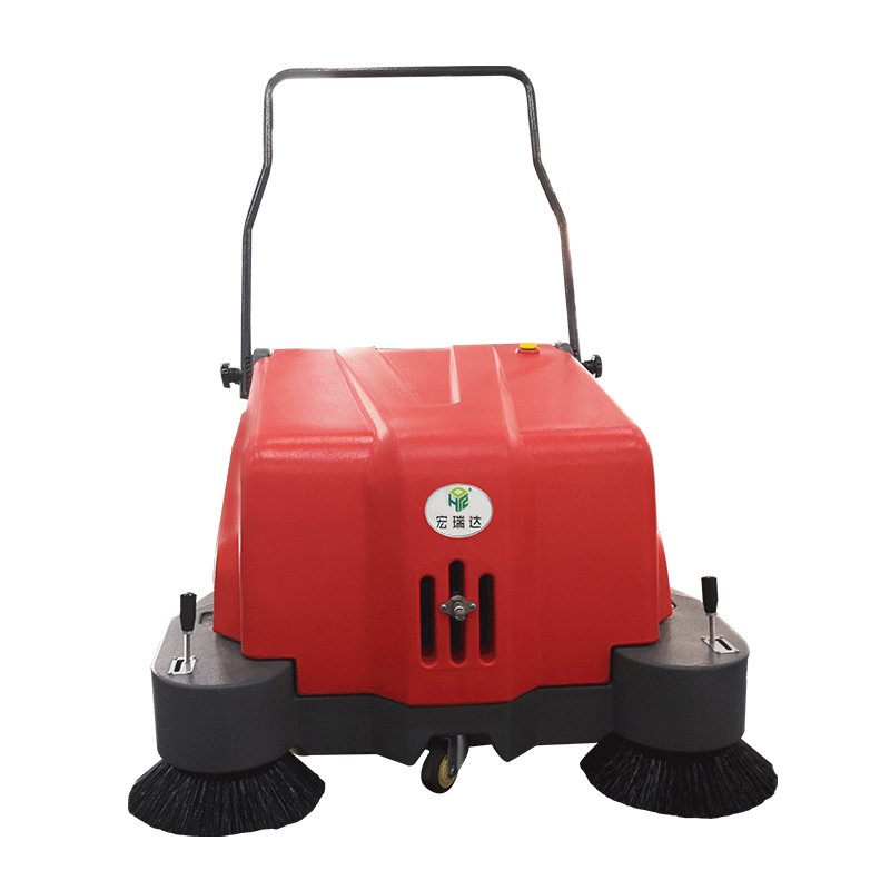 2024 New Model Electric Walk-behind Floor Sweeper for Household Use Convenient Efficient Garden Yard Sweeper hot sell