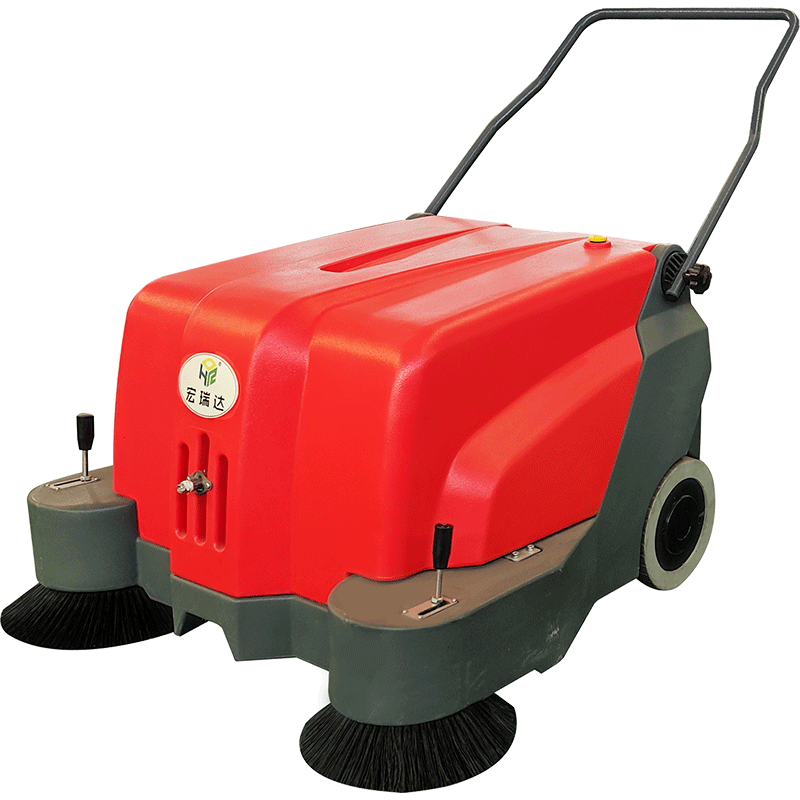 2024 New Model Electric Walk-behind Floor Sweeper for Household Use Convenient Efficient Garden Yard Sweeper hot sell