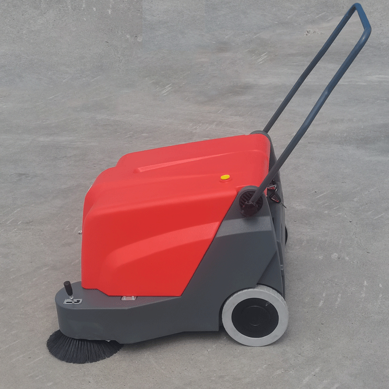 2024 New Model Electric Walk-behind Floor Sweeper for Household Use Convenient Efficient Garden Yard Sweeper hot sell