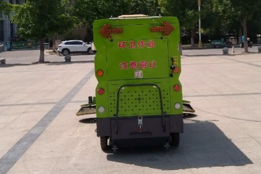 Customized New Electric Multipurpose compact sprinkler truck with high-pressure water gun ride-on street road sweeper