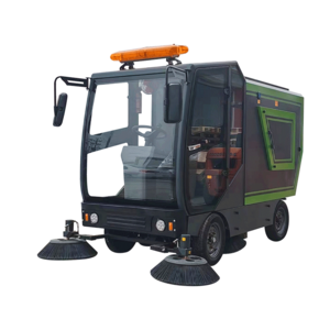 2100T Electric Ride-On Street Sweeper New Industrial Floor Cleaning Machine with Quick-Change Garbage Bin for Park & Warehouse