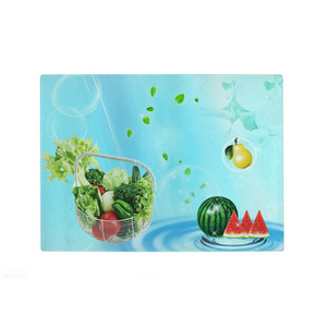 Redsharksub Heat Press Chopping Board Blanks 28 x 38 cm Sublimation Blank Tempered Glass Cutting Board For Kitchen