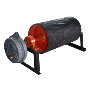 Heavy Duty Flat Belt Conveyor Motor Drive Drum Pulley for Mining-Material Handling Equipment Parts