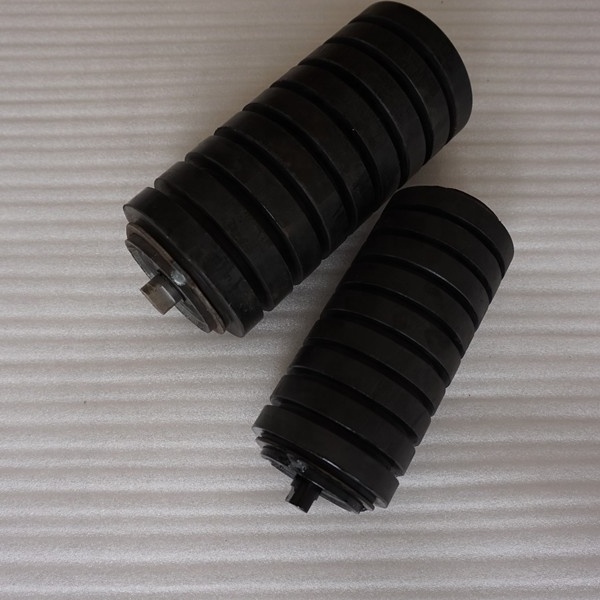 china manufacture 159mm diameter return rubber rollers