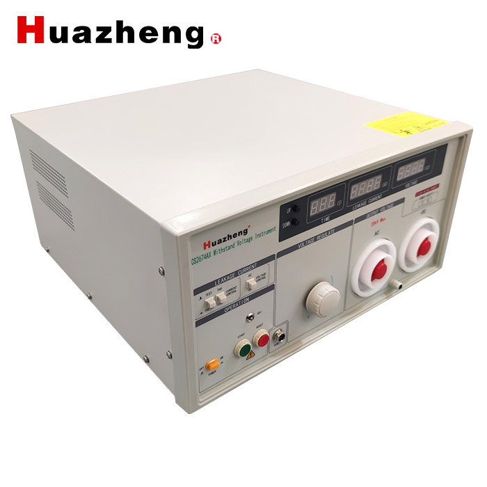 Huazheng Manufacturer AC/DC 10KV Withstand Voltage Tester Lab  electric safety analyzer price