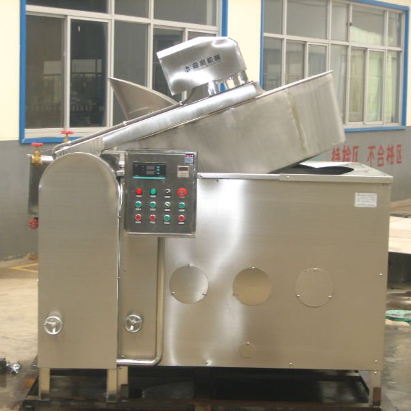 Gas heating automatic fryer machine with commercial French fries and chicken