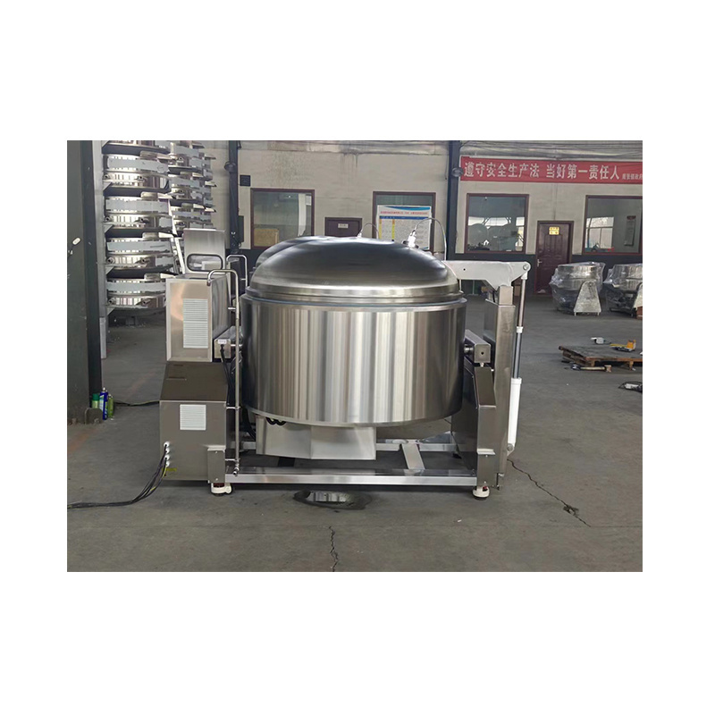 Industrial induction cooker machinery stainless steel cooking kettles for curry