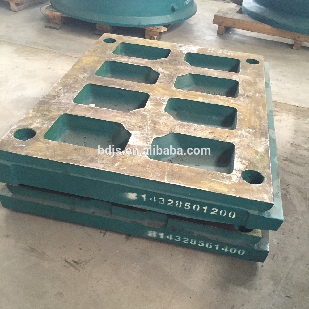 Best seller mining stone jaw crusher wear parts C125 jaw plate