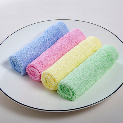 Factory wholesale weaved bamboo cloth  microfiber absorbent kitchen dish cloth towel custom kitchen towel